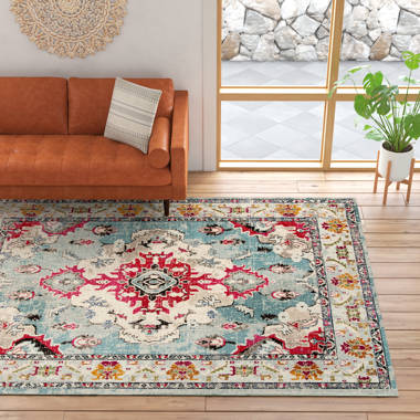 Union Rustic Emely Geometric Rug & Reviews | Wayfair